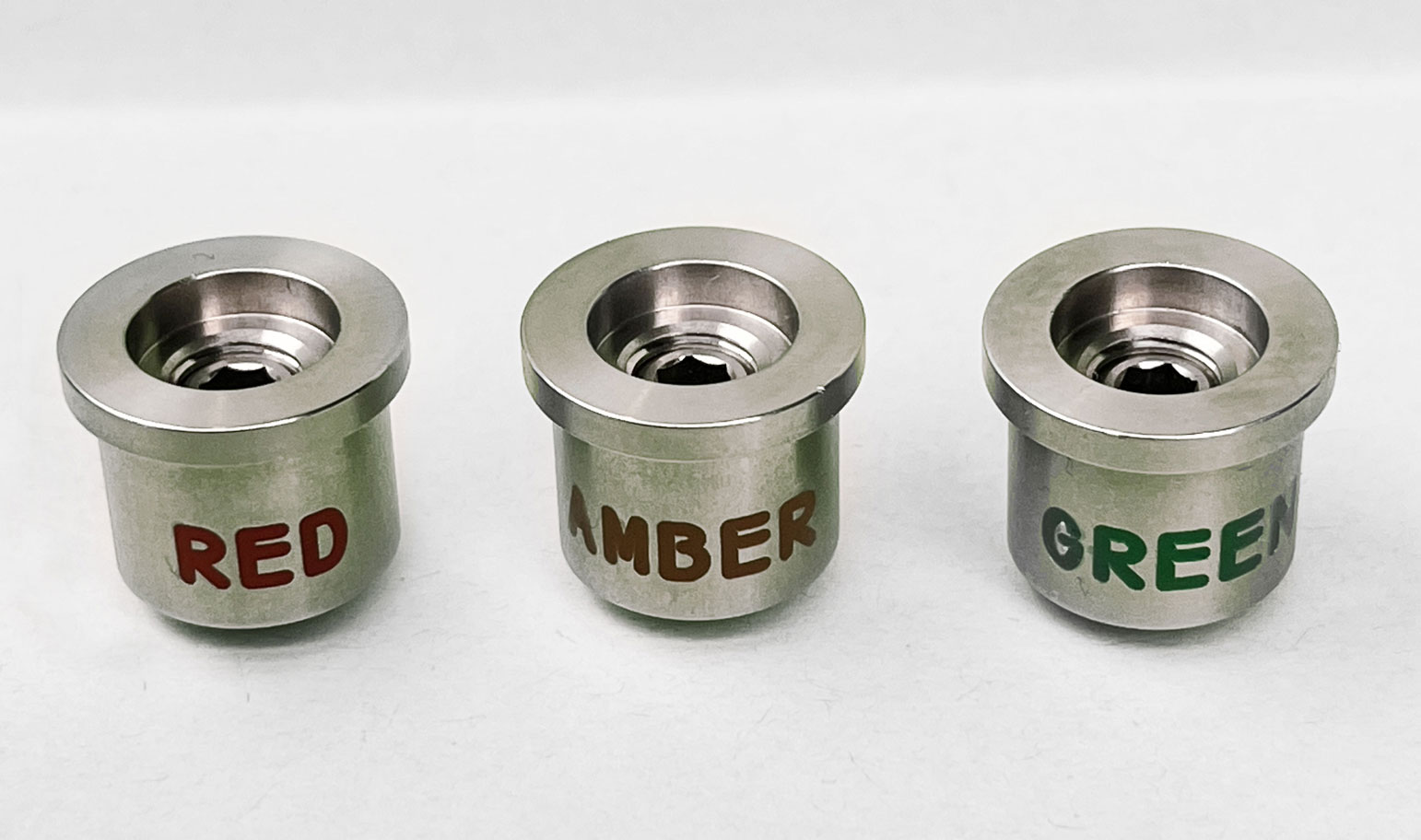 Line marking hollow cone steel nozzle