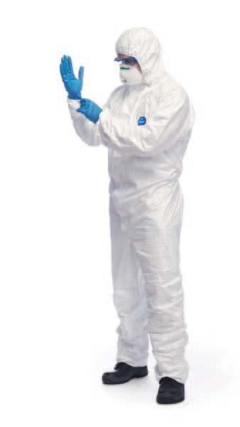 DuPont Tyvek Xpert white coveralls